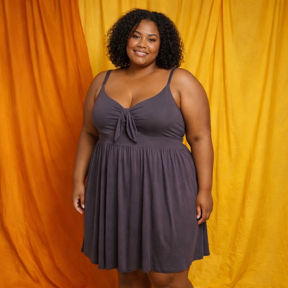 Torrid Charcoal Mini Dress